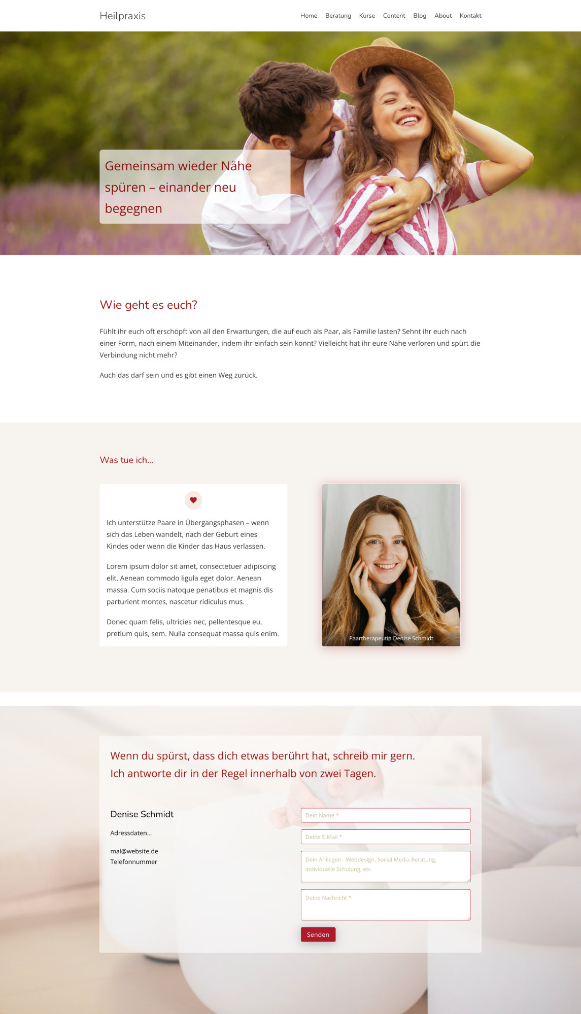 homepage beispiel