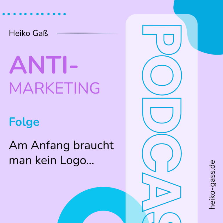 Am Anfang braucht man kein Logo…